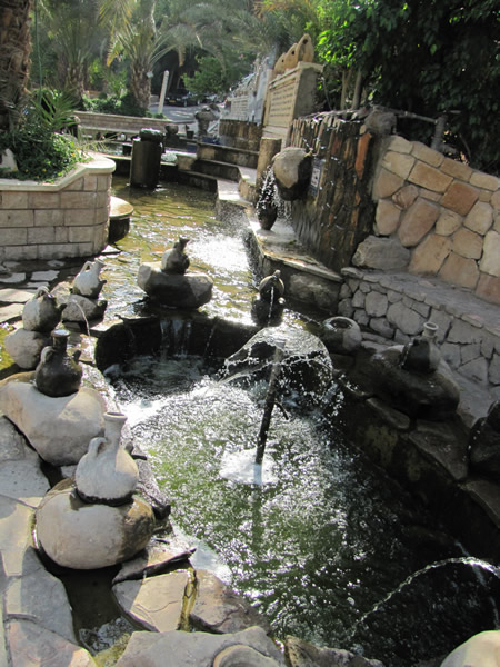 Elisha's springs at Jericho