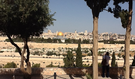 Jerusalem from Gethsemane, Mount of Olives