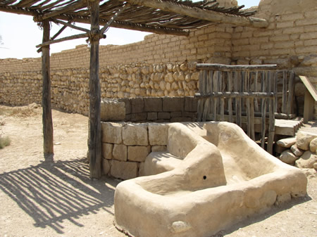 Well at Beersheba where Abraham dug a well.
