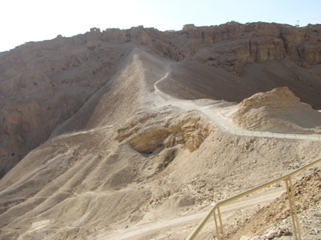 Roman ramp at Masada