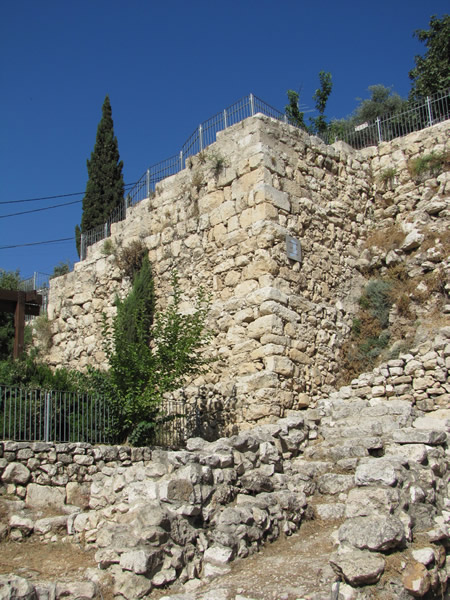 Nehemiah's Wall in Jerusalem 445 BC