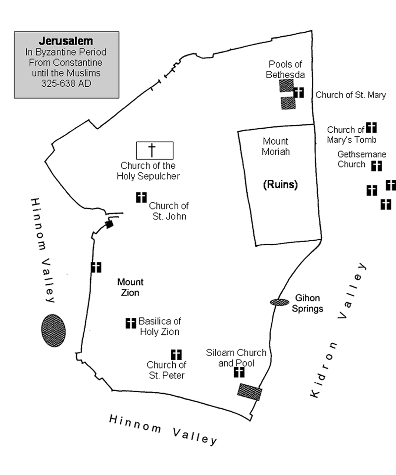 Nehemiah Jerusalem Wall Map