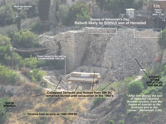Stepped Stone Structure and Nehemiah's Stones