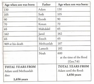 The Flood Genealogy