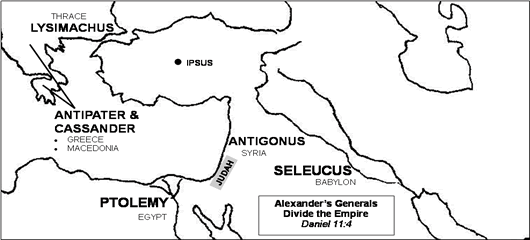 The Generals of Alexander Divide his Empire