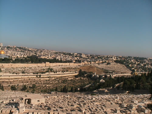 Eastern Wall from Mt. of Olives