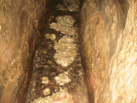 Water in Hezekiah's Tunnel
