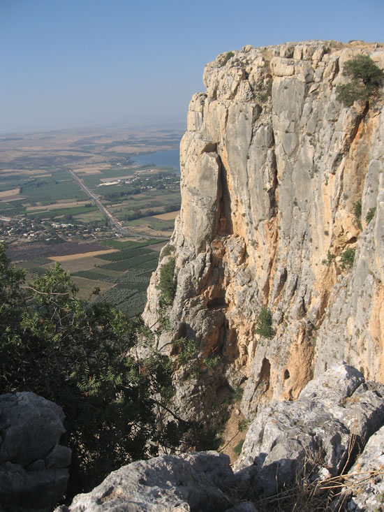 Some of the caves can be seen here