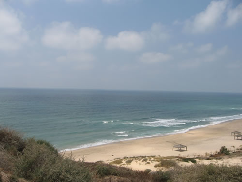 Mediterranean Sea From the Ancient City of Ashkelon