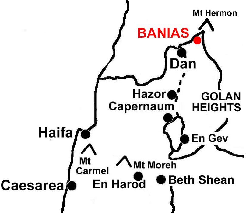 Banias Map