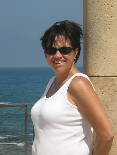 Toni Wiemers at Caesarea by the Sea