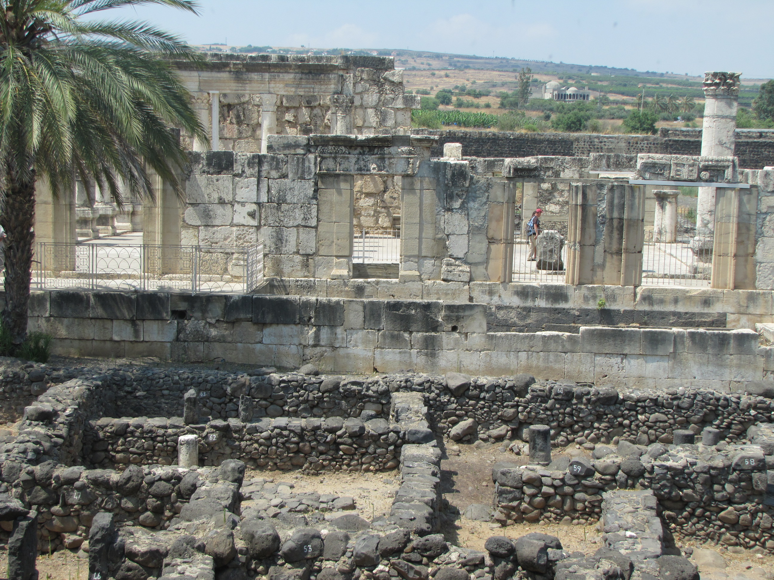 Residential Area of Capernaum looking across homes from Peter's house at the Synagogue in Capernaum