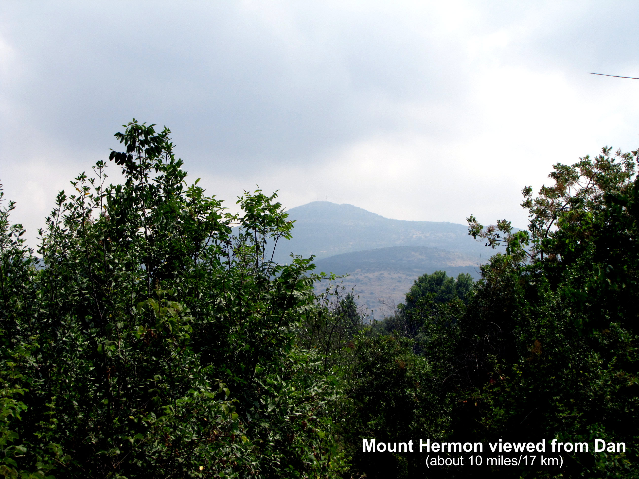 Mount Hermon viewed from Dan