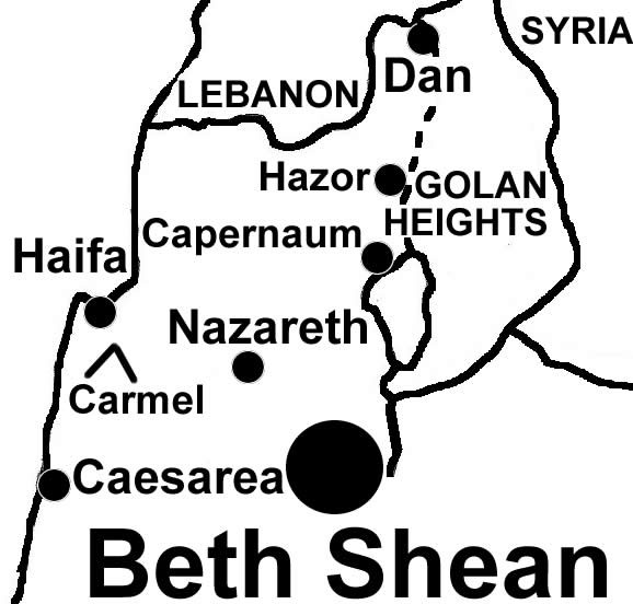 Beth Shean Map