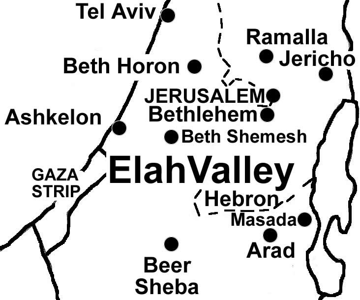 Elah Valley Map