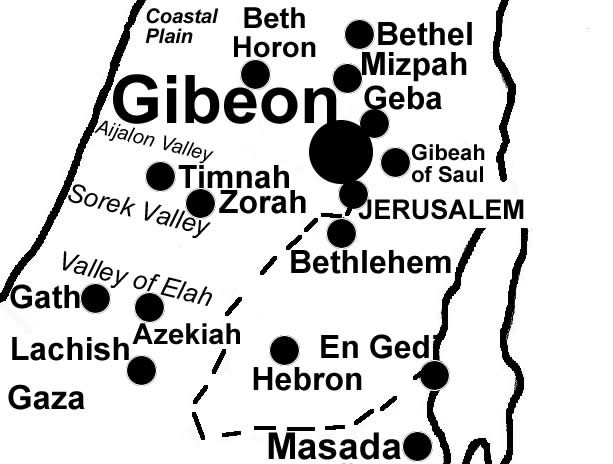 Gibeon, the home of the Gibeonites