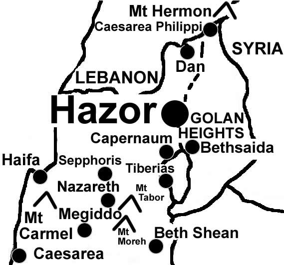 Hazor Map