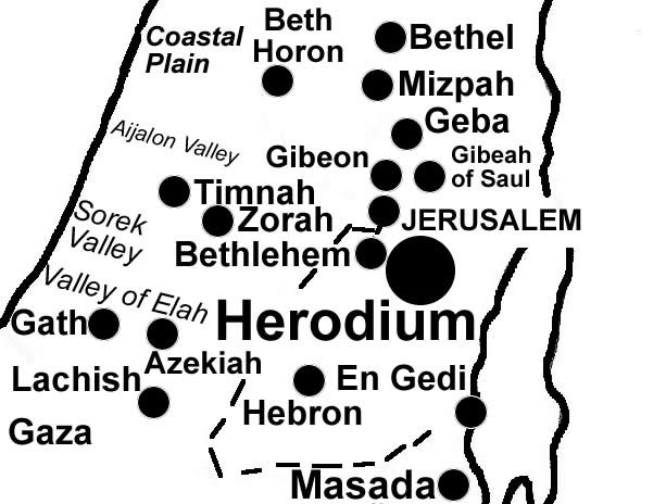 Herodion Map