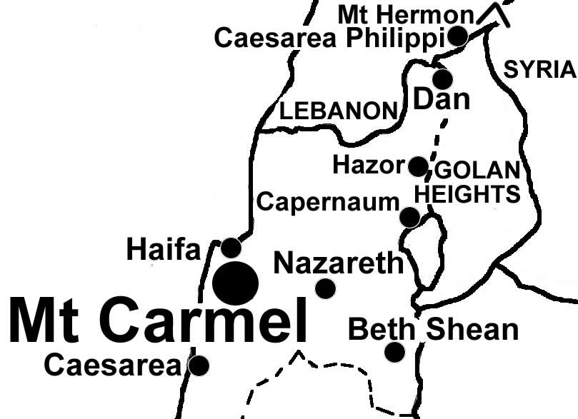 Mount Carmel Map