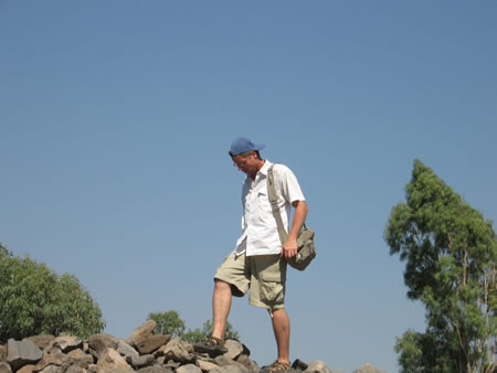 Galyn Wiemers inspecting Bethsaida