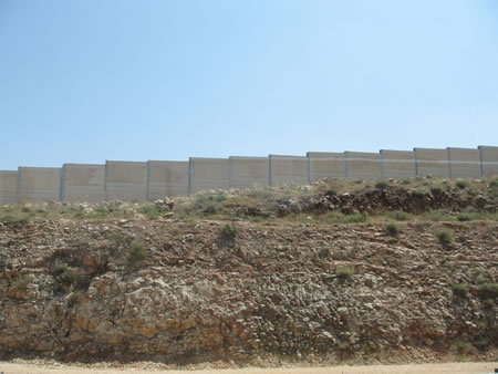 Israeli security barriers