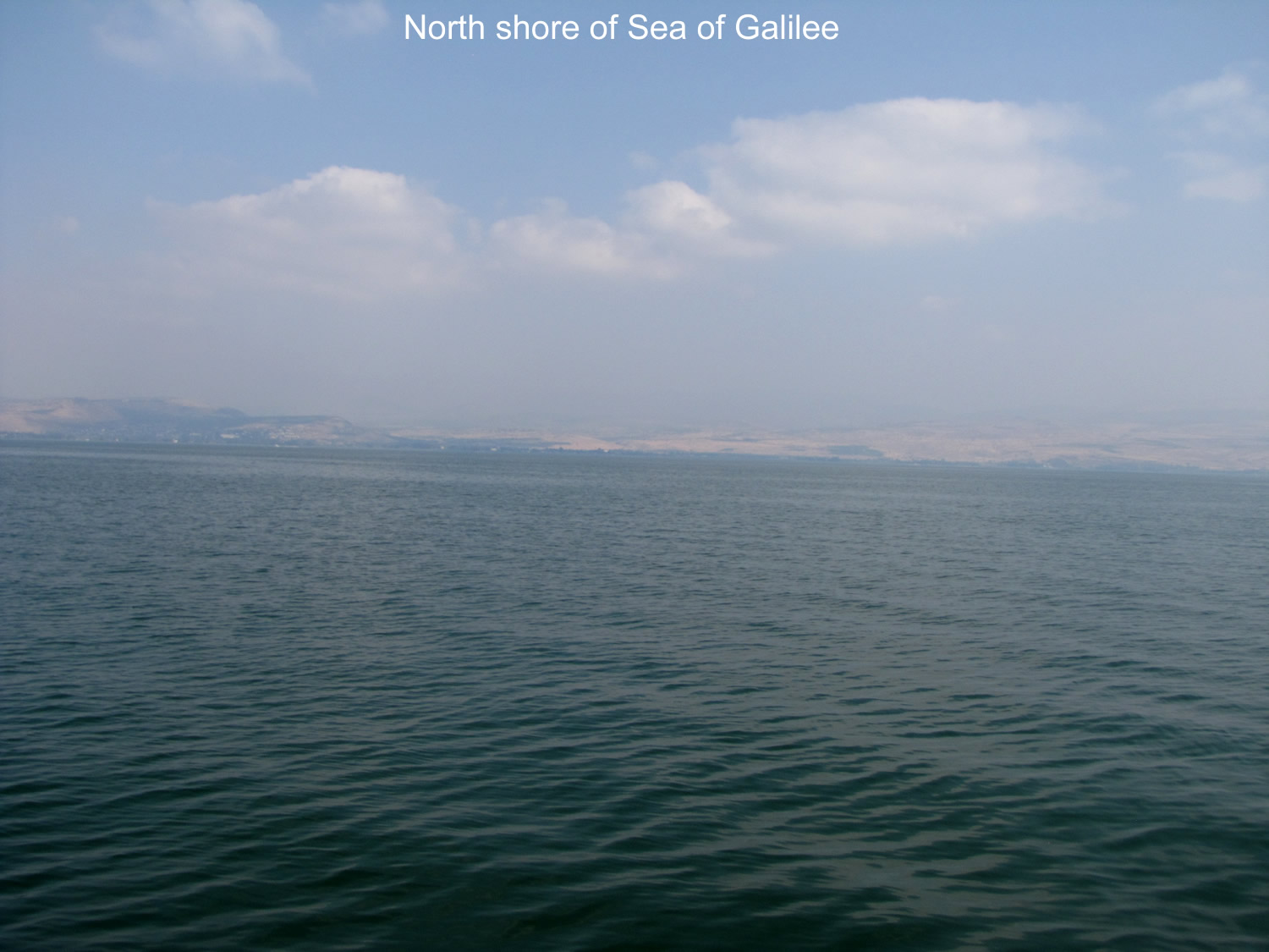 Sea of Galilee, north coast