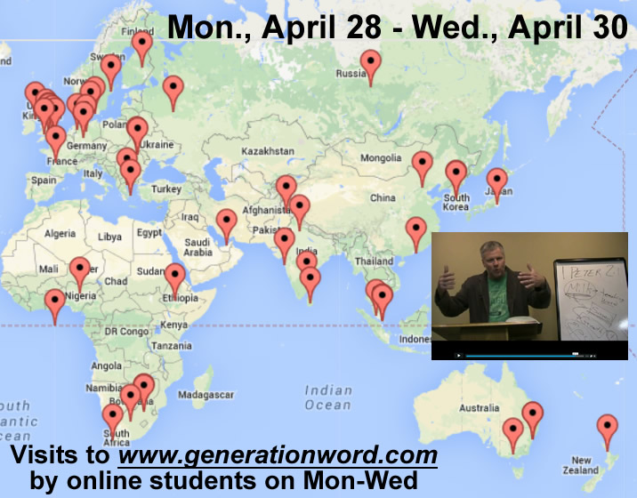 Generation Word teaching in Europe, Africa, Asia