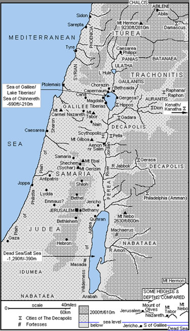 map of Samaria