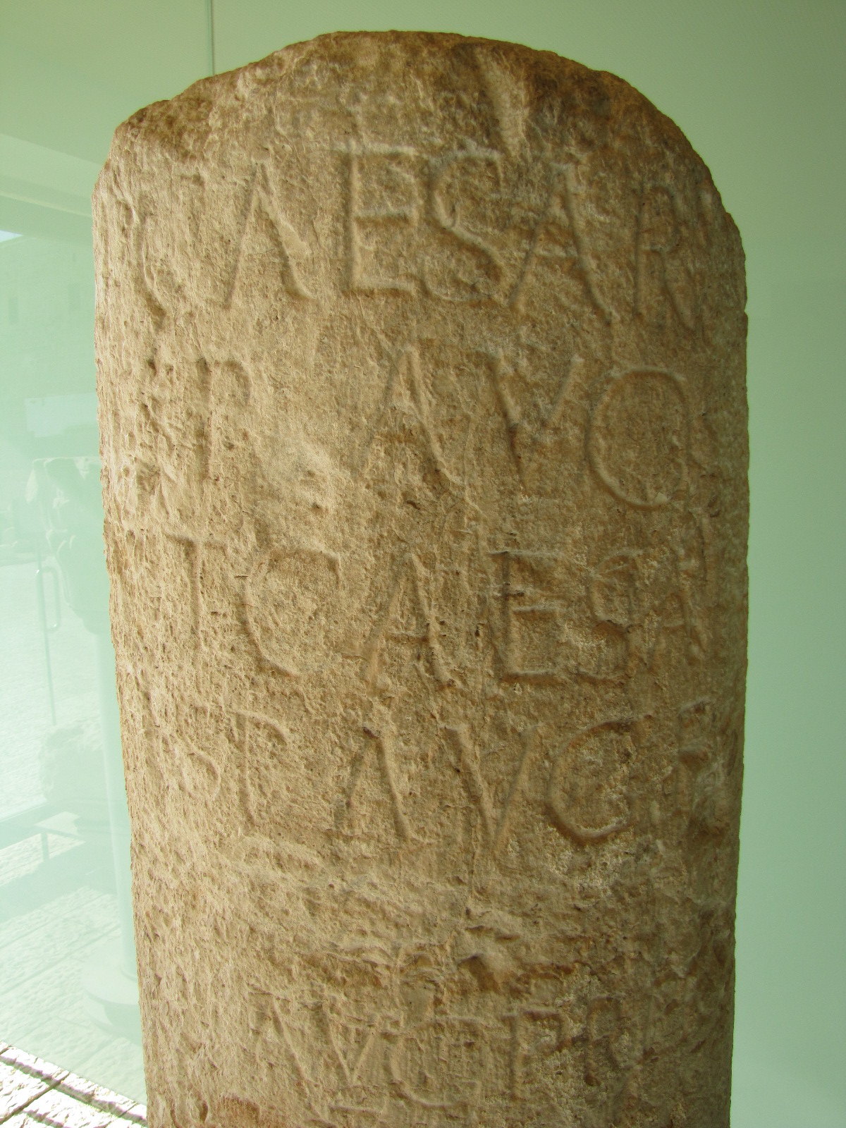Roman column of Vespasian and Titus in Jerusalem, Imperator Caesar Vespasianus Legio X Fretensis, 10th tenth Roman Legion