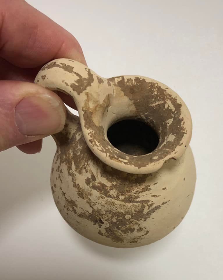 Hellenistic ole, greek jug for wine, 200-25 BC, Hasmonean period