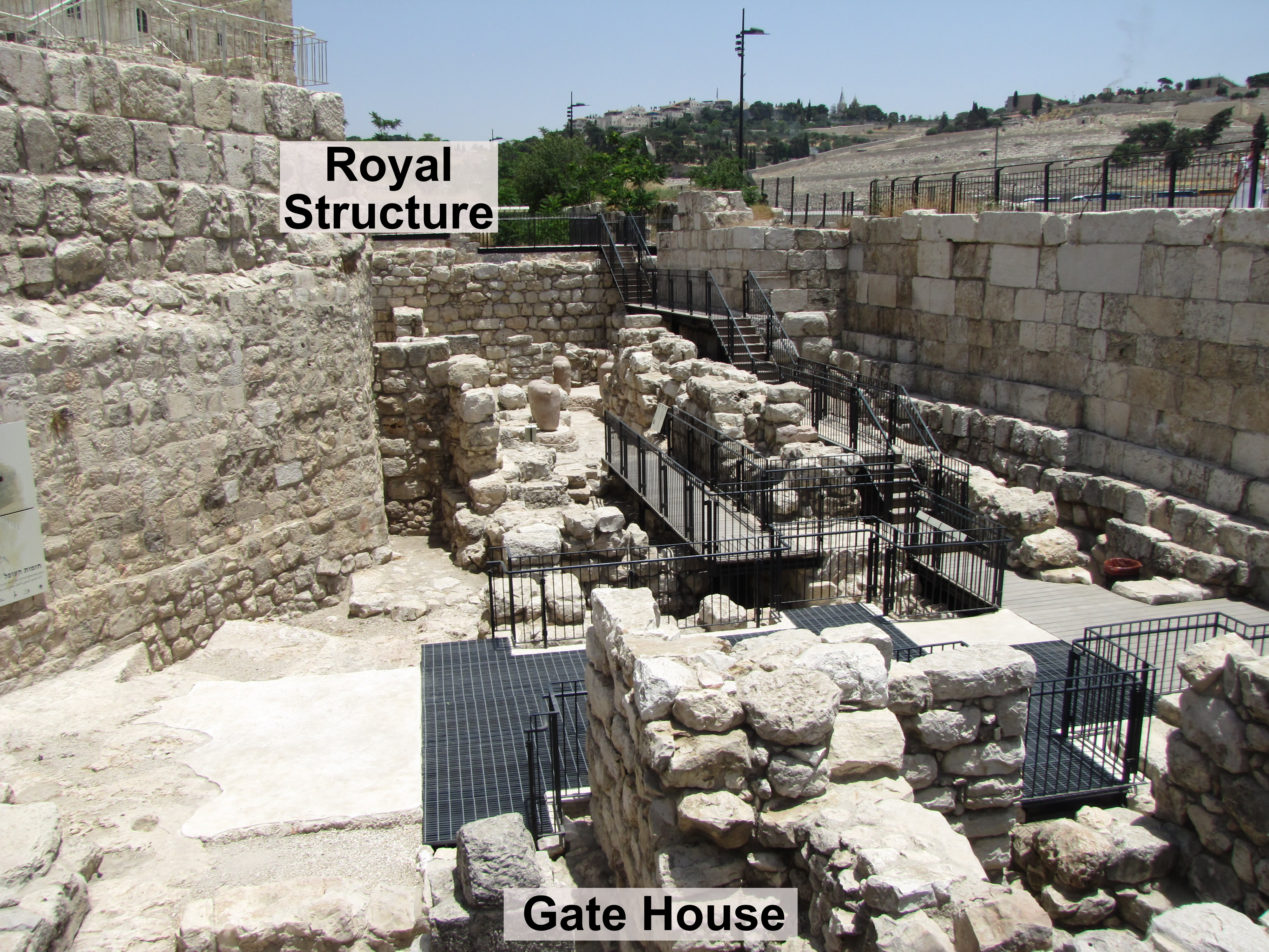 Gate House, Royal Structure, Ophel, Solomon's Ophel Walls