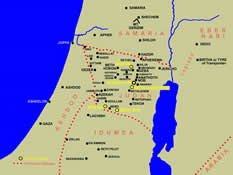 Judean Cities in Persian Satrap of Judah and surrounding cities from the book of Nehemiah