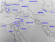 Satraps, or Provinces of the Persian Empire Map