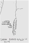 Map of Genesis 23, Sarah Buried