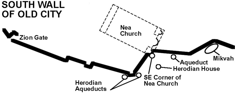 south wall old city diagram Nea church gif