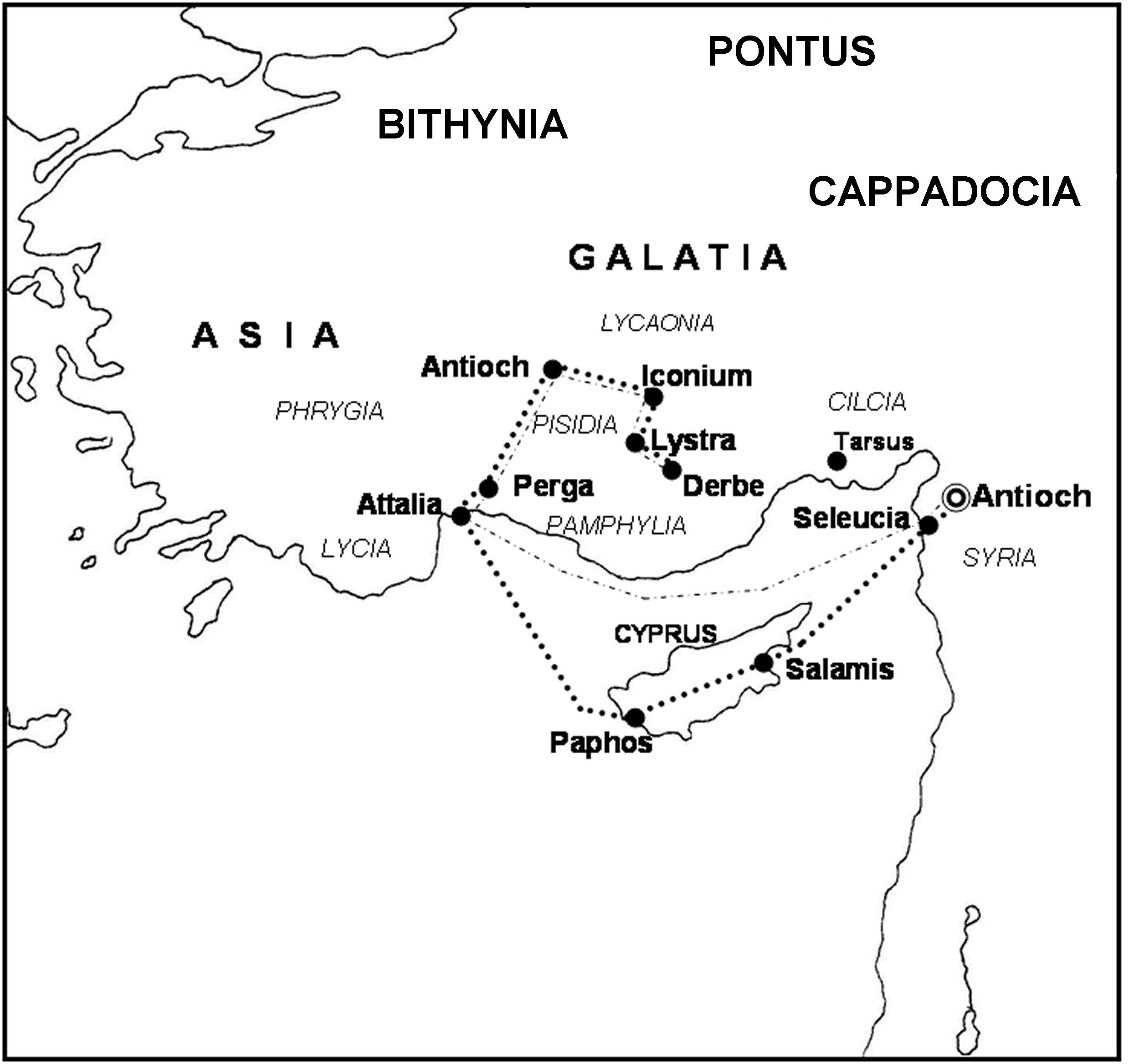 108 Pontus Bithynia Cappadocia Galatia Asia