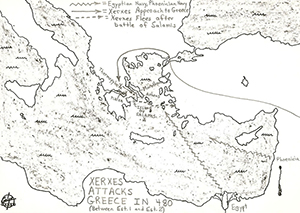 Esther 1 and 2  Xerxes Attacks Greece in 480 BC