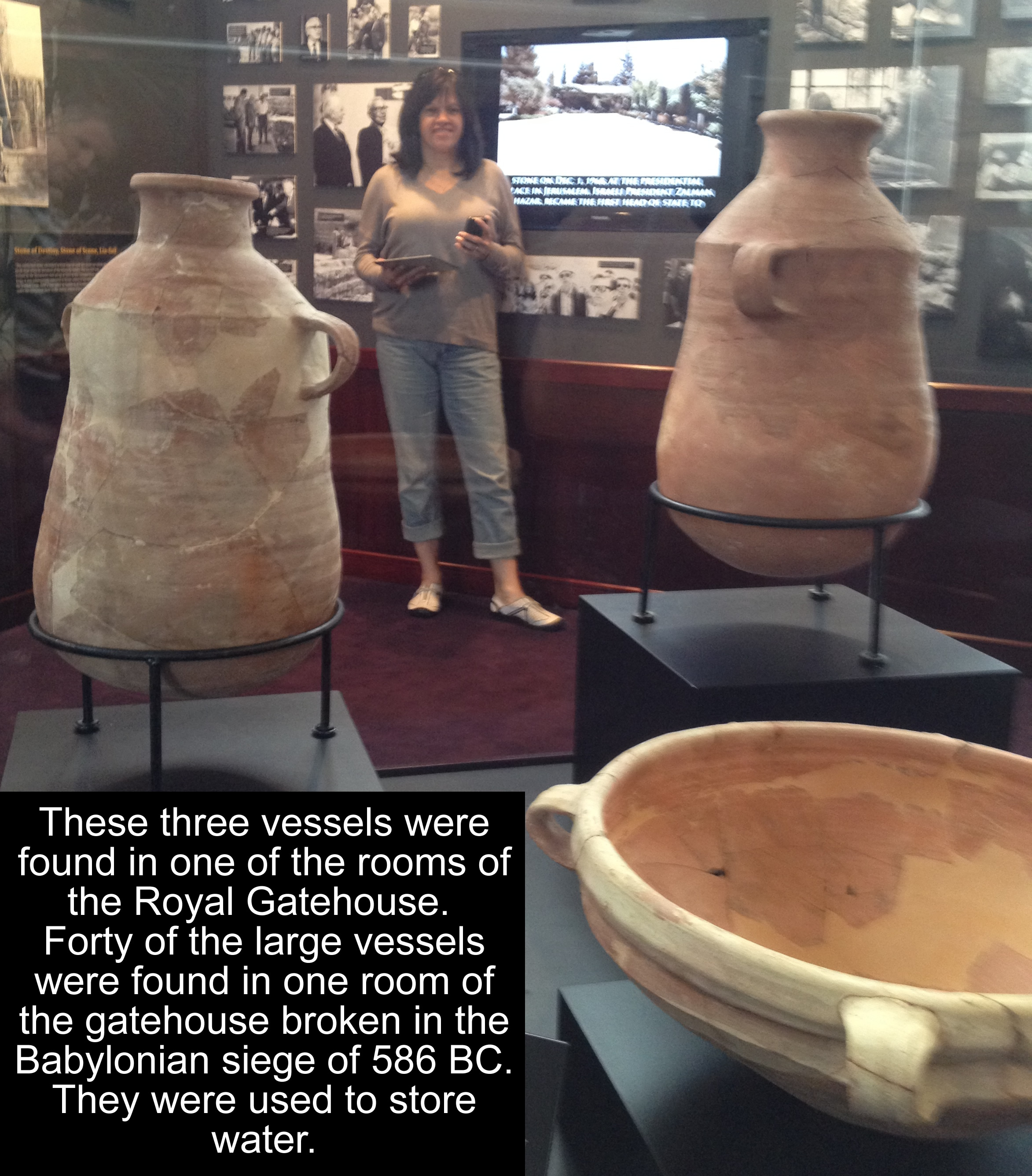 701 586 BC Pithos Vessels from Water Gate Jerusalem East Wall 4